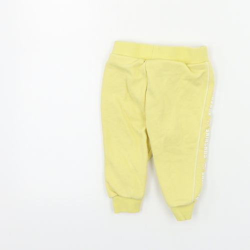Primark  Boys Yellow   Sweatpants Trousers Size 6-9 Months