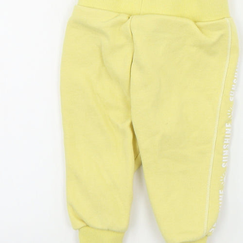 Primark  Boys Yellow   Sweatpants Trousers Size 6-9 Months