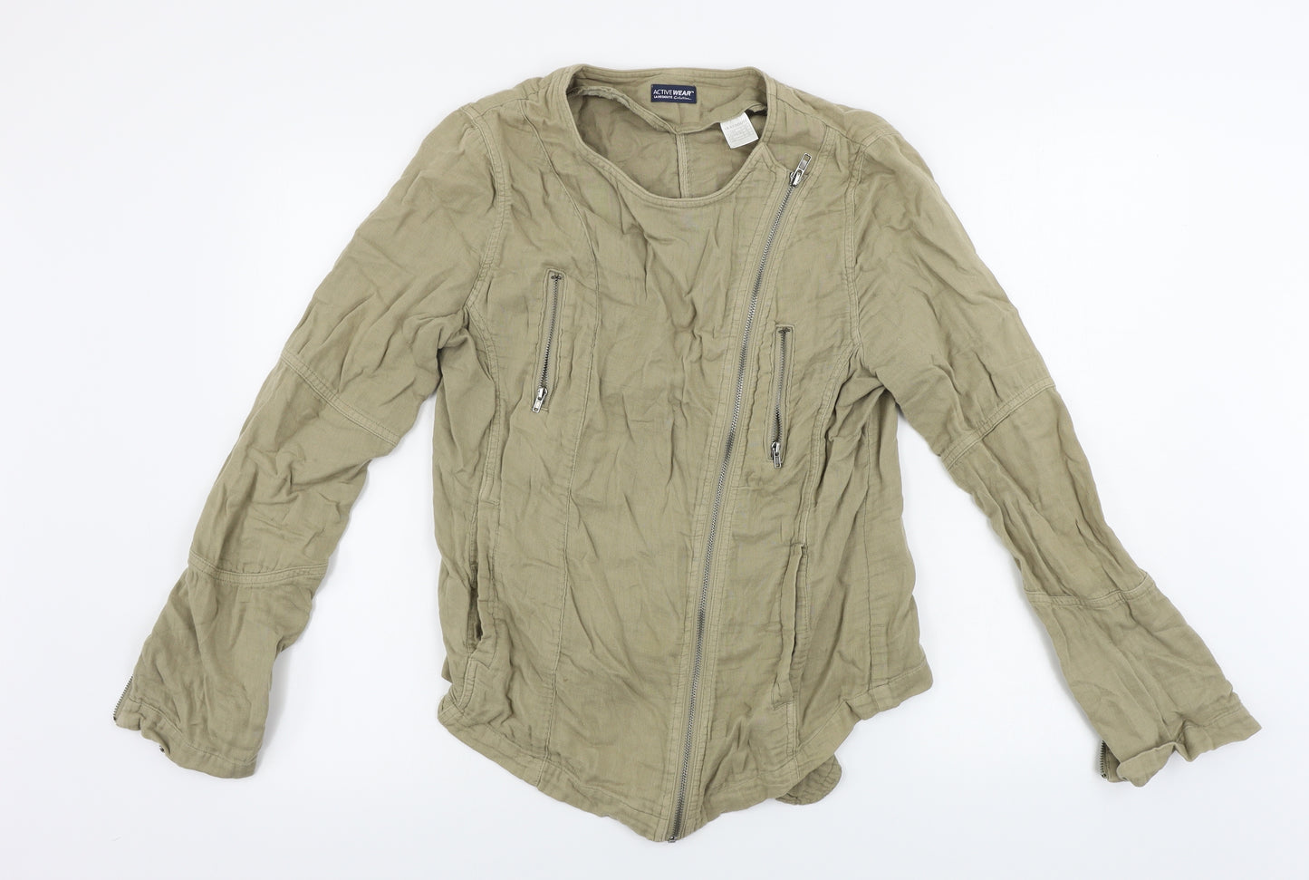 Active Wear Womens Brown   Jacket Coat Size 12