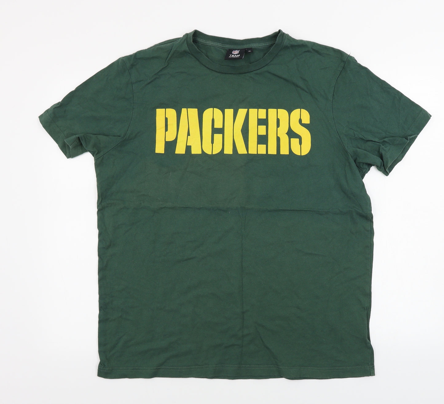 Team Apparel  Mens Green    T-Shirt Size XL