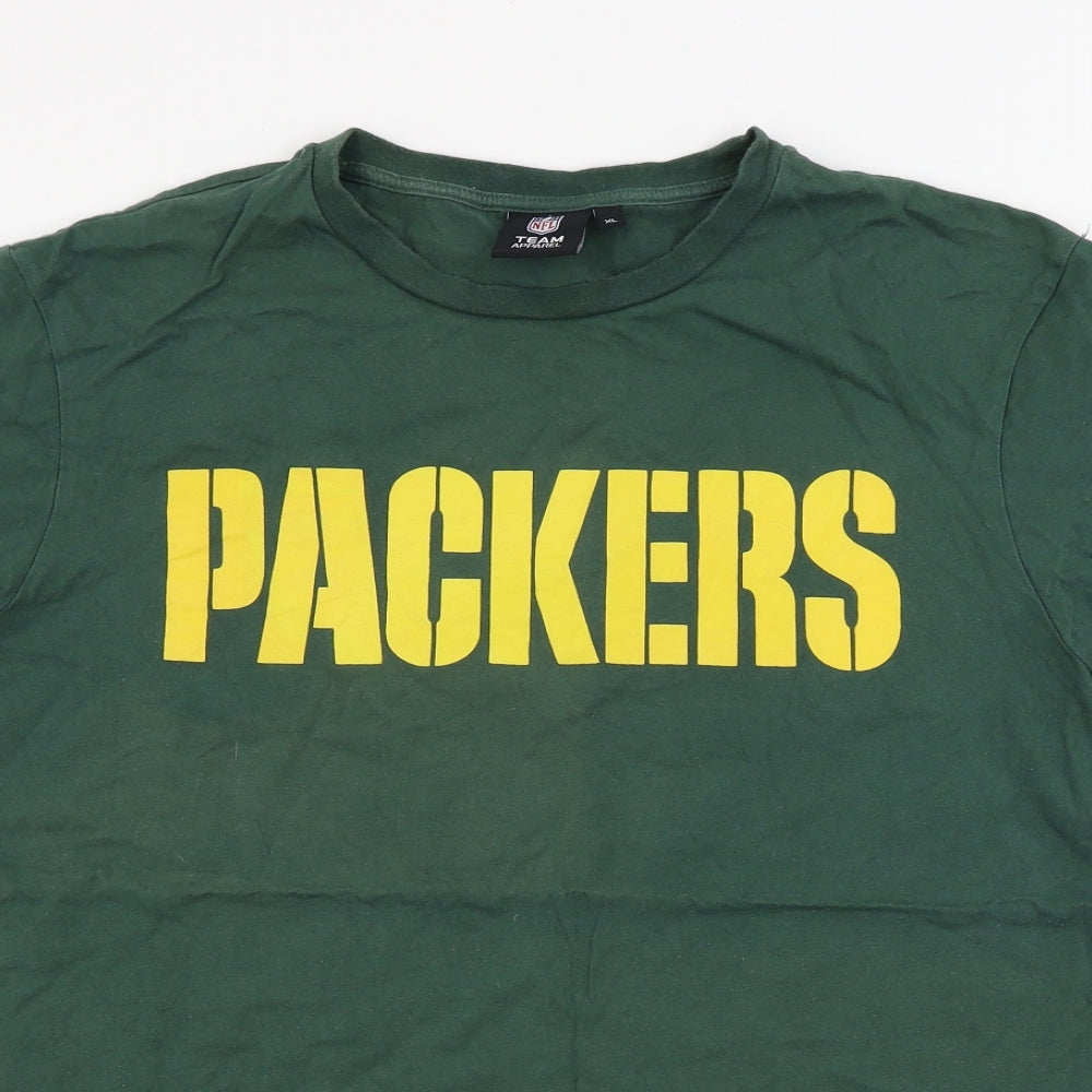 Team Apparel  Mens Green    T-Shirt Size XL