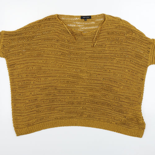 New Look Womens Brown   Pullover Jumper Size M