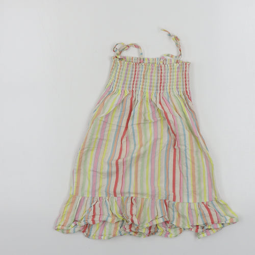 H&M  Girls Ivory Striped  A-Line  Size 4-5 Years
