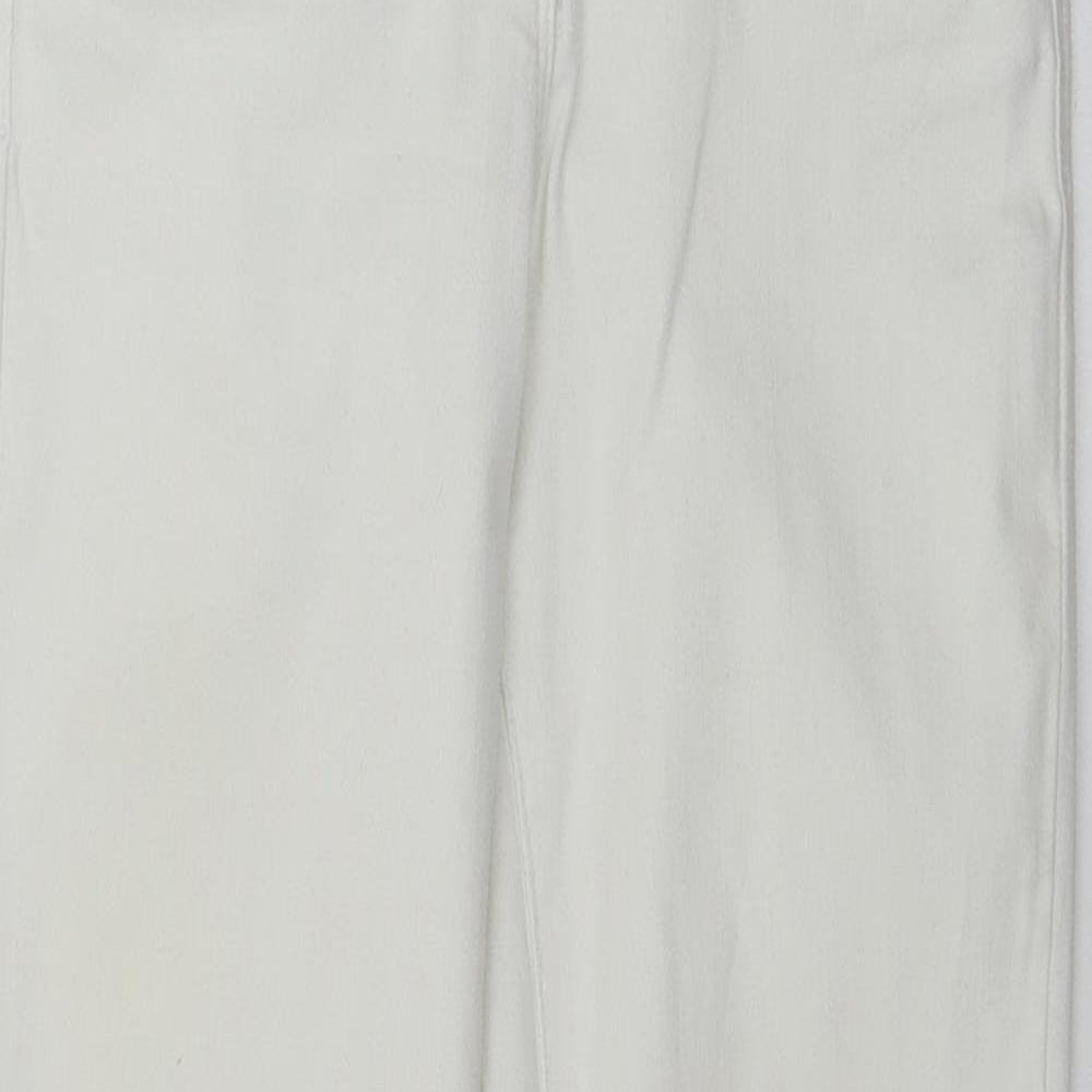 Marks and Spencer  Womens White   Skinny Jeans Size 8 L26 in