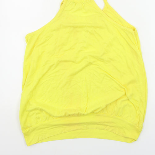 Topshop  Womens Yellow   Basic Tank Size 14