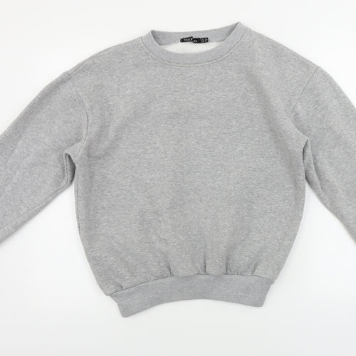Boohoo  Womens Grey   Pullover Jumper Size 8