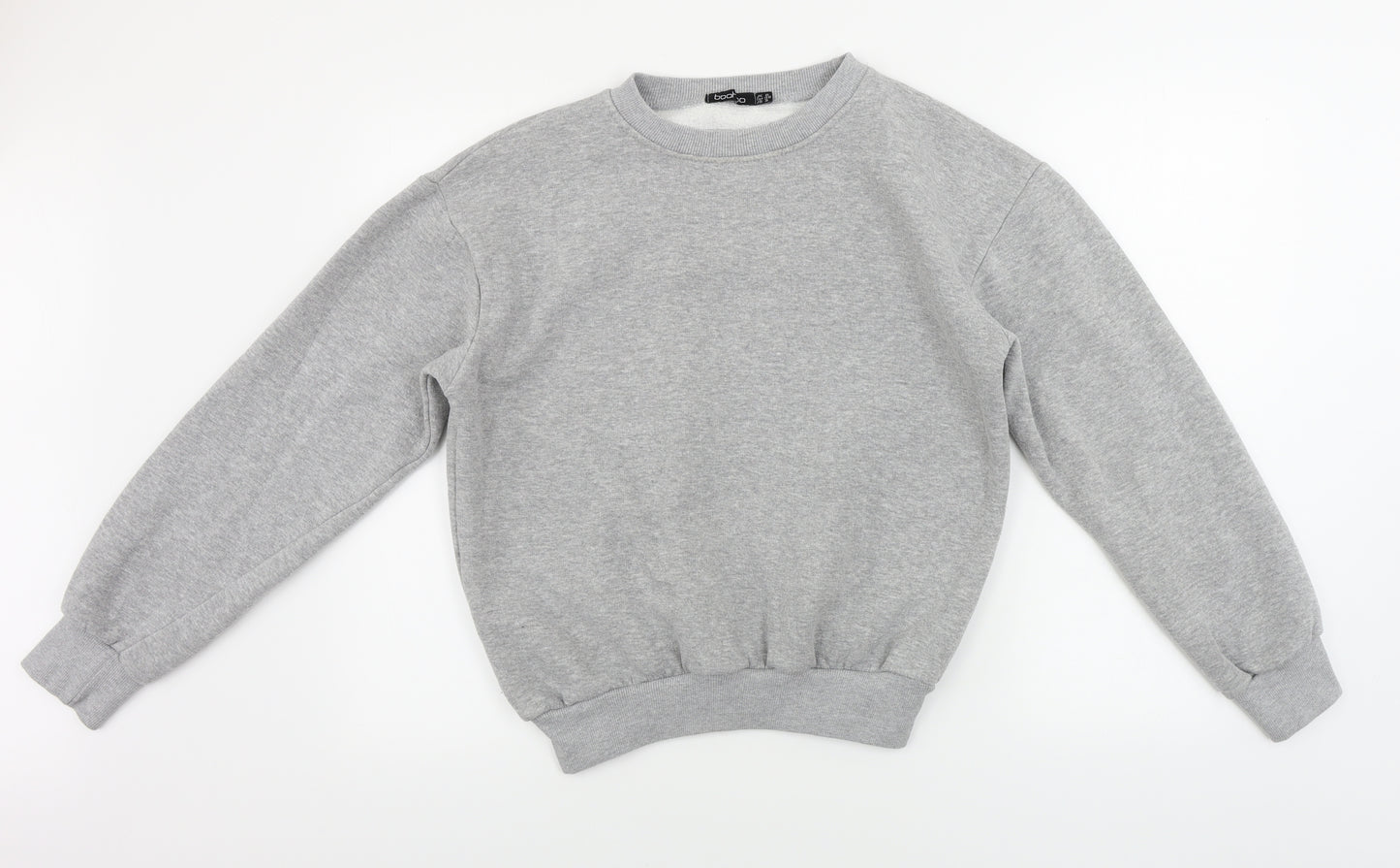 Boohoo  Womens Grey   Pullover Jumper Size 8