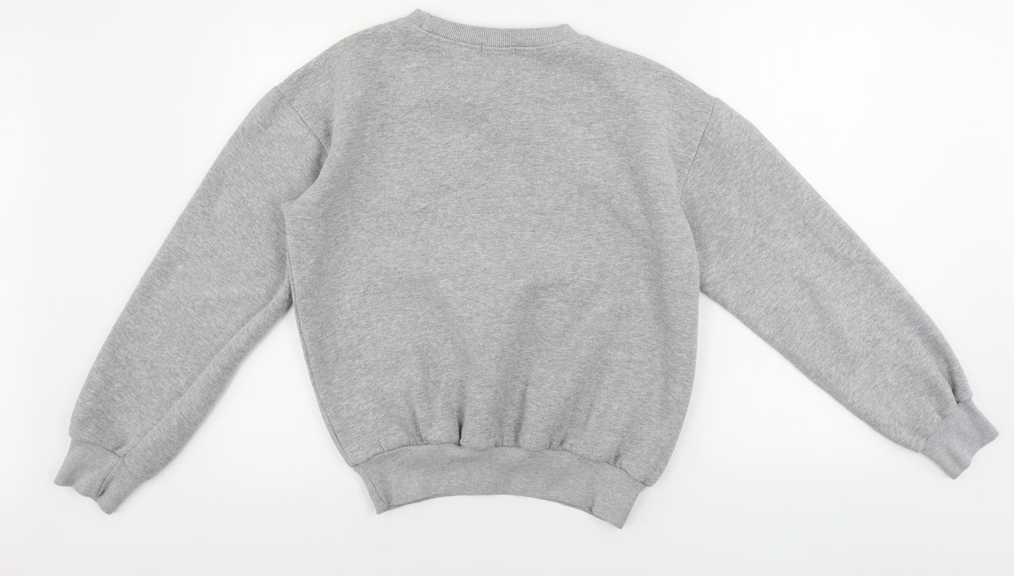 Boohoo  Womens Grey   Pullover Jumper Size 8