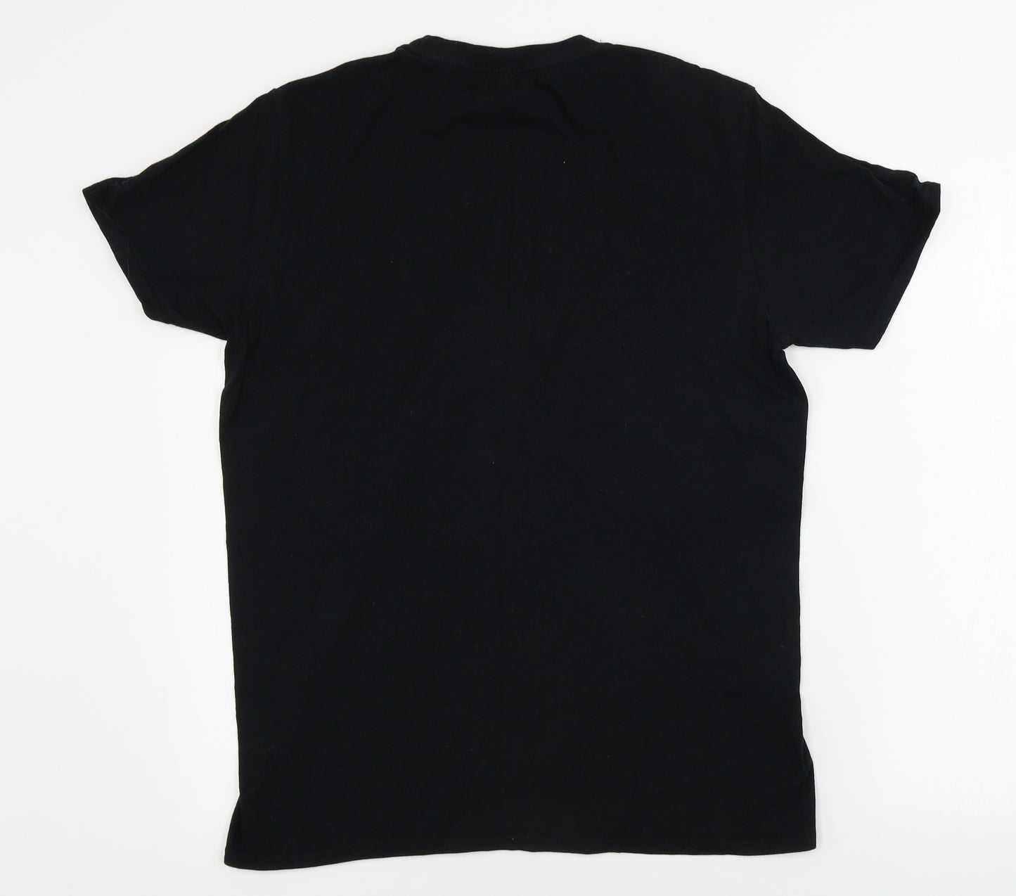 Gildan  Mens Black    T-Shirt Size M