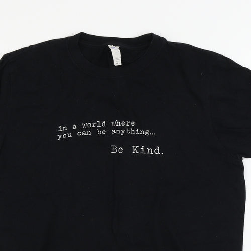 Gildan  Mens Black    T-Shirt Size M