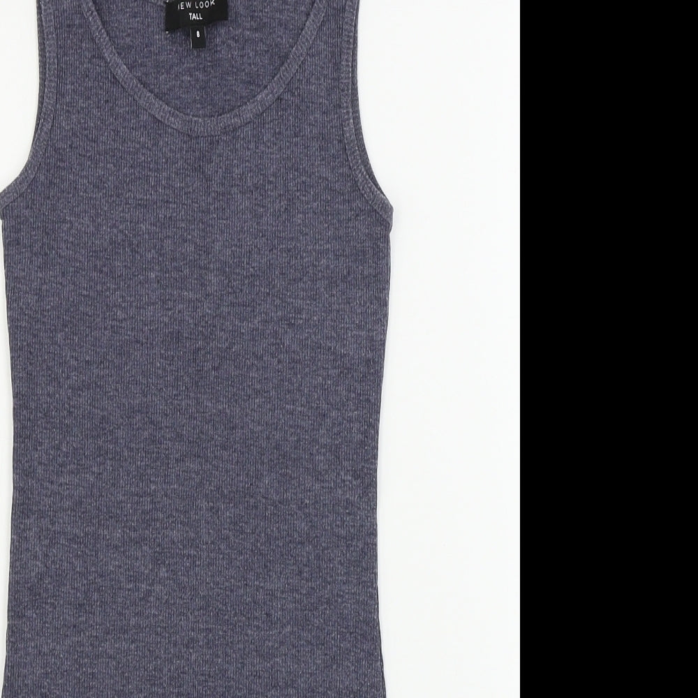 New Look  Womens Blue   Basic T-Shirt Size 8