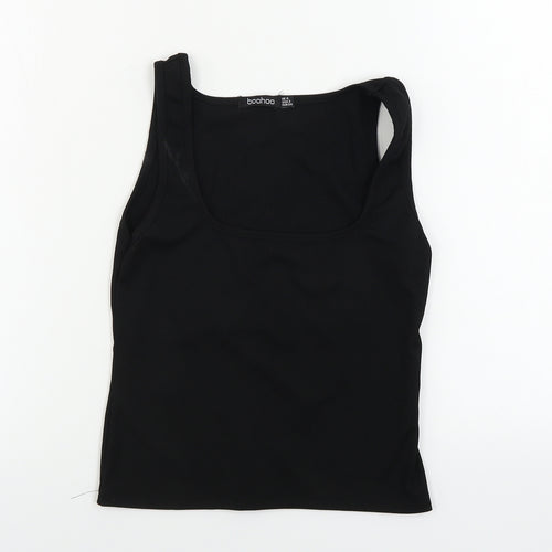 Boohoo  Womens Black   Basic T-Shirt Size 6