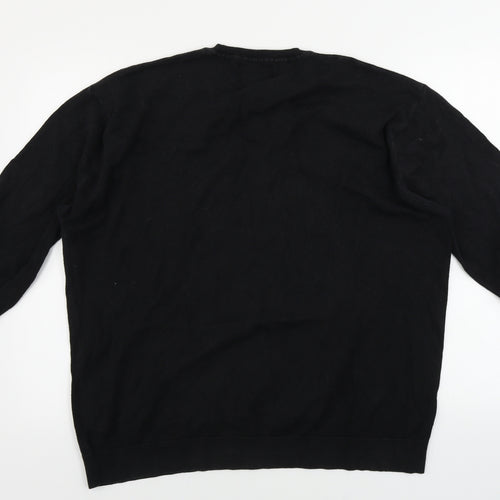 NEXT  Mens Black   Pullover Jumper Size 2XL