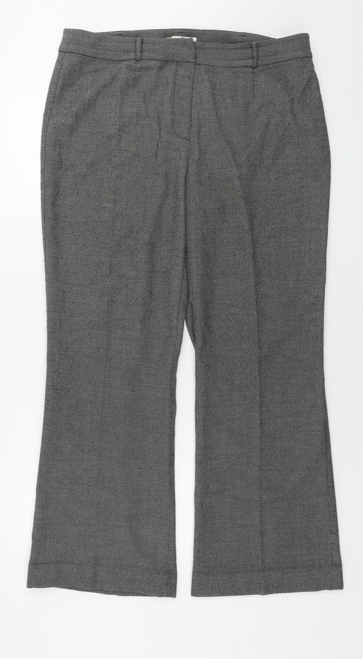 Kaleidoscope  Womens Grey   Trousers  Size 16 L28 in