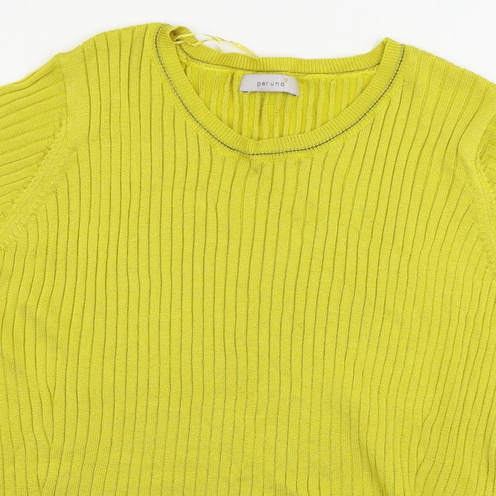 Marks and Spencer  Womens Yellow   Pullover Jumper Size 16