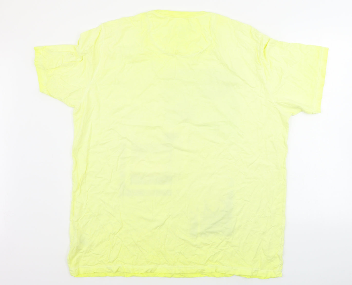 NEXT  Mens Yellow    T-Shirt Size 2XL