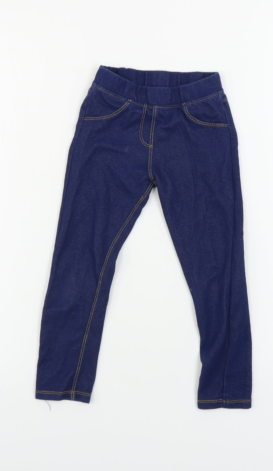 Nutmeg  Girls Blue   Jegging Trousers Size 3-4 Years