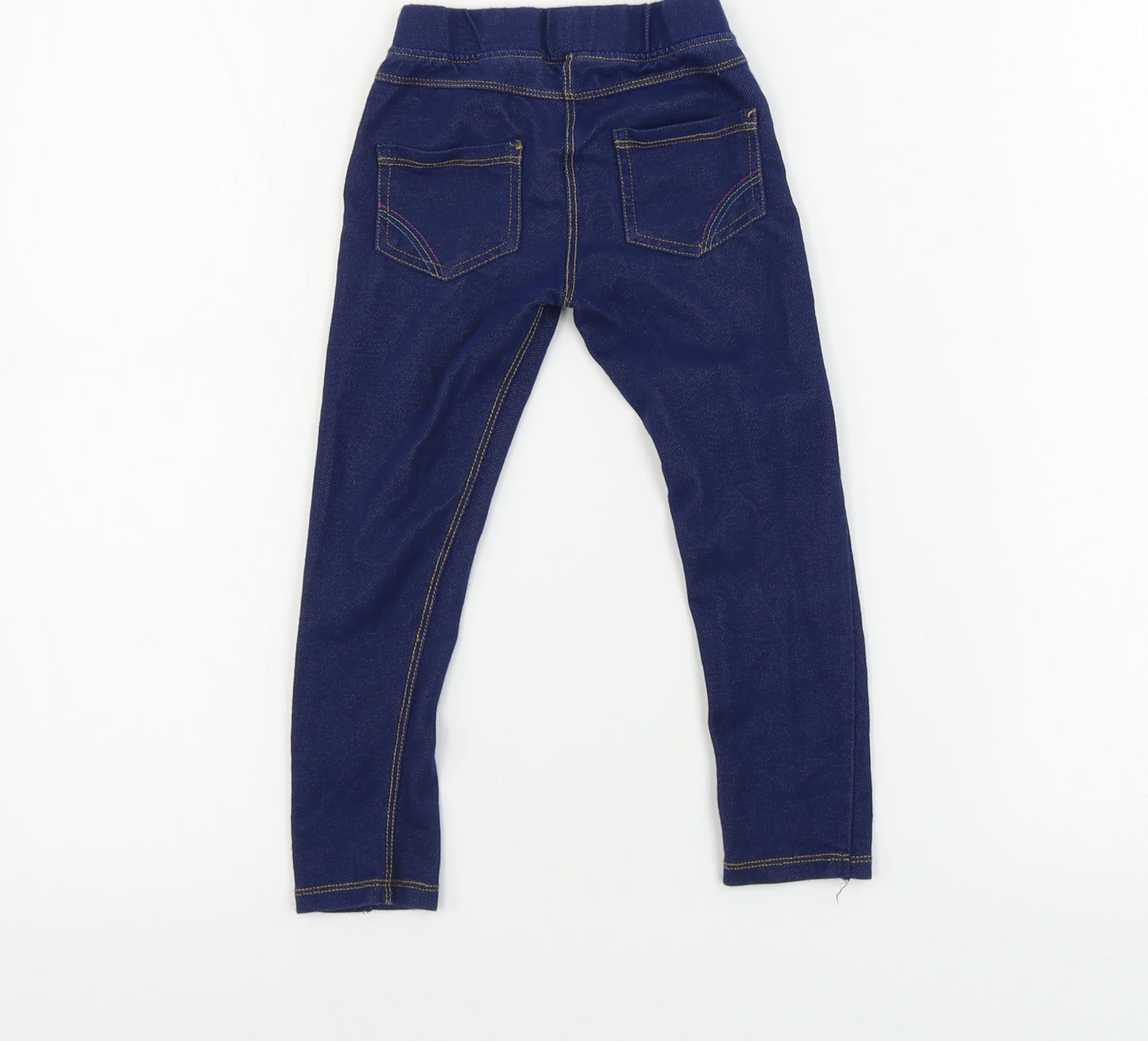 Nutmeg  Girls Blue   Jegging Trousers Size 3-4 Years