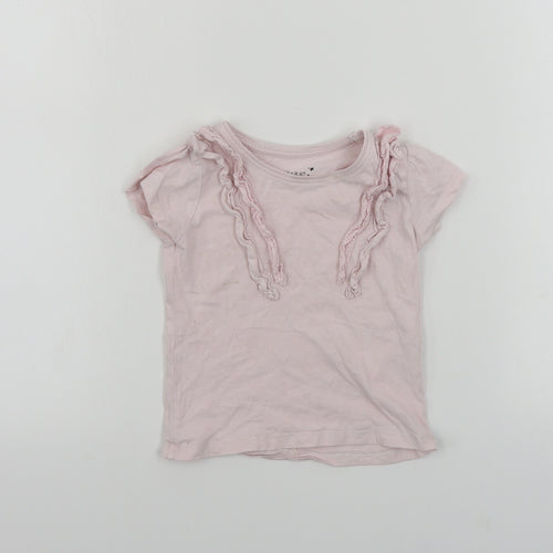 Primark  Girls Pink   Basic T-Shirt Size 2-3 Years