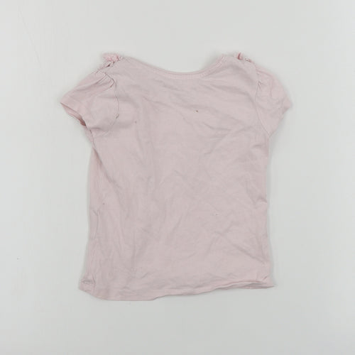 Primark  Girls Pink   Basic T-Shirt Size 2-3 Years