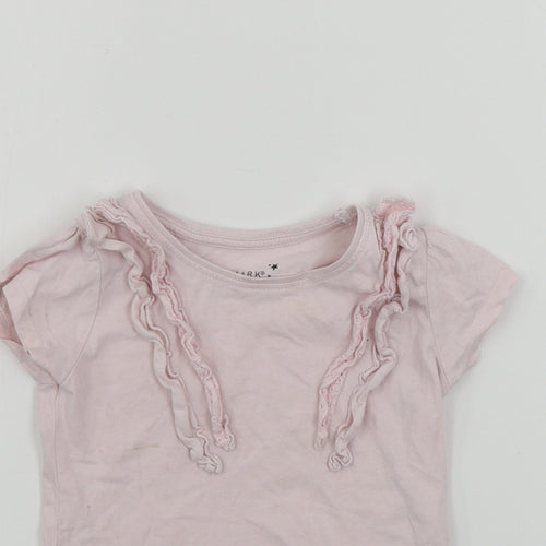 Primark  Girls Pink   Basic T-Shirt Size 2-3 Years