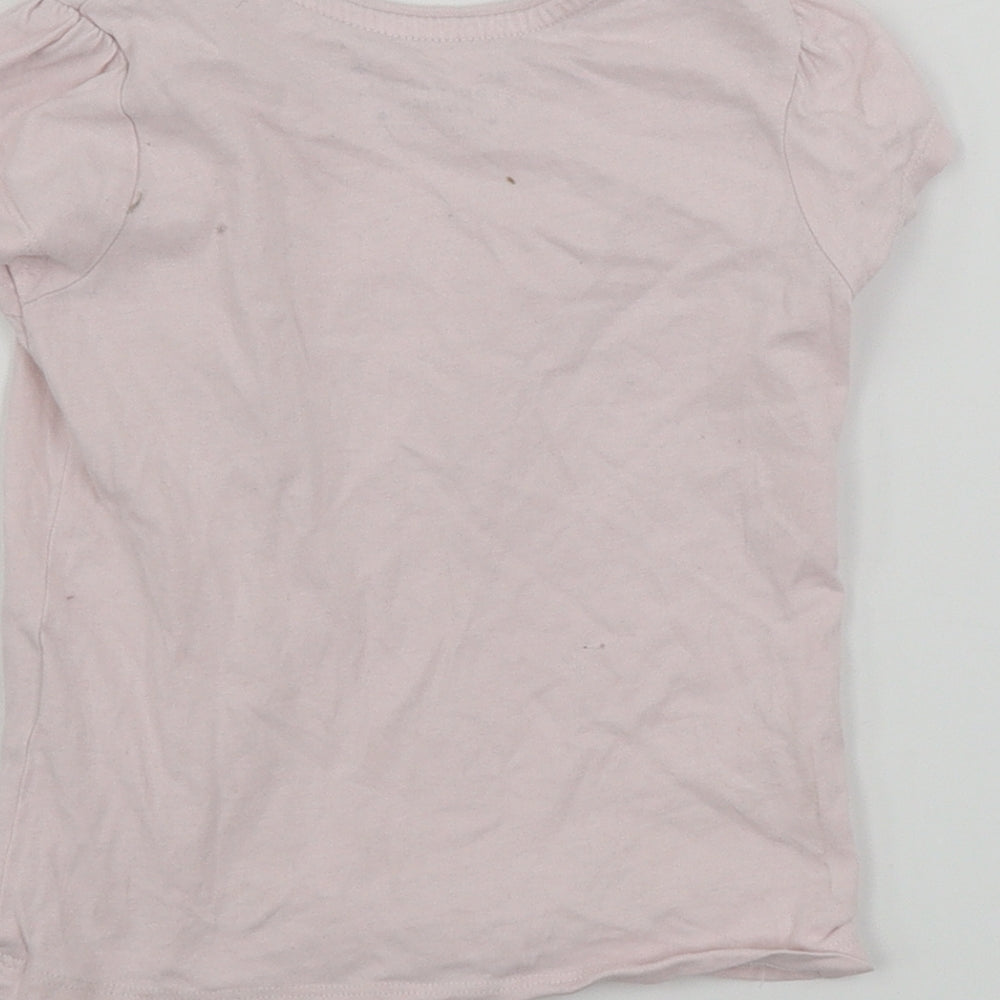 Primark  Girls Pink   Basic T-Shirt Size 2-3 Years