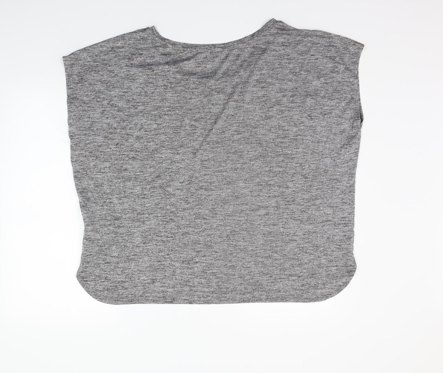 Matalan Womens Grey Geometric  Basic T-Shirt Size XL