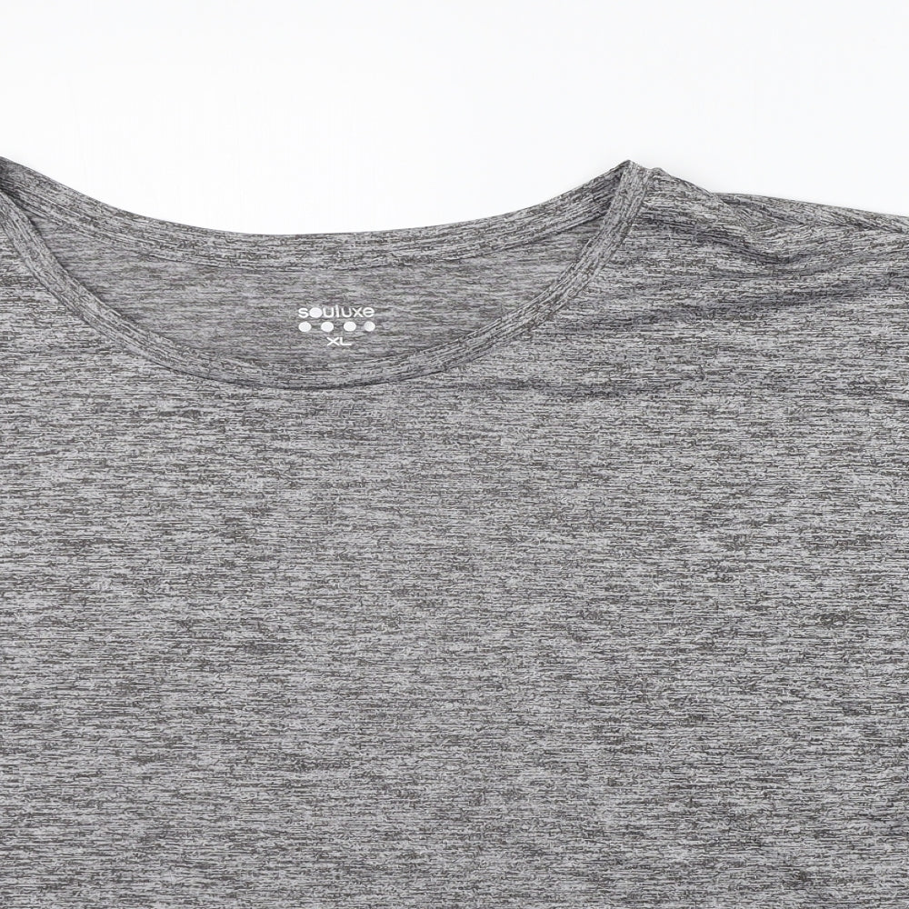 Matalan Womens Grey Geometric  Basic T-Shirt Size XL