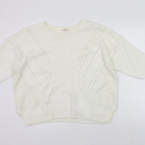 TU Womens White   Pullover Jumper Size 20  - washable mark