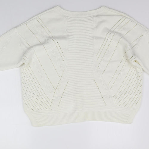 TU Womens White   Pullover Jumper Size 20  - washable mark