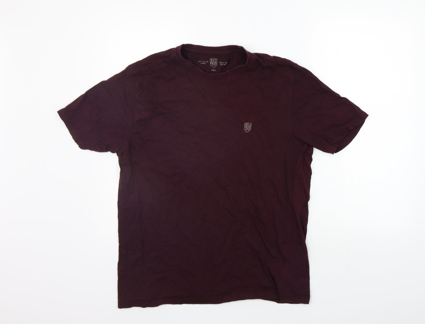 883 Police Womens Purple   Basic Polo Size L