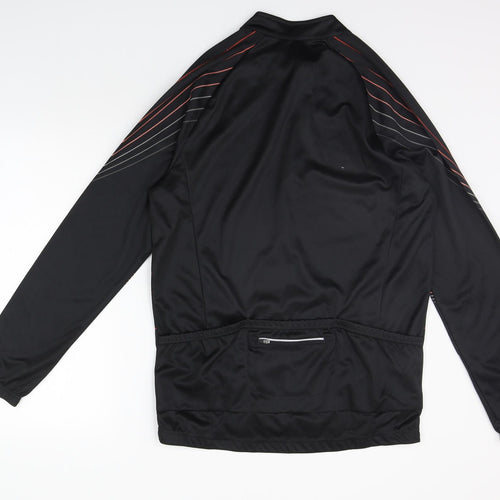 Crivit Mens Black   Full Zip Jumper Size L