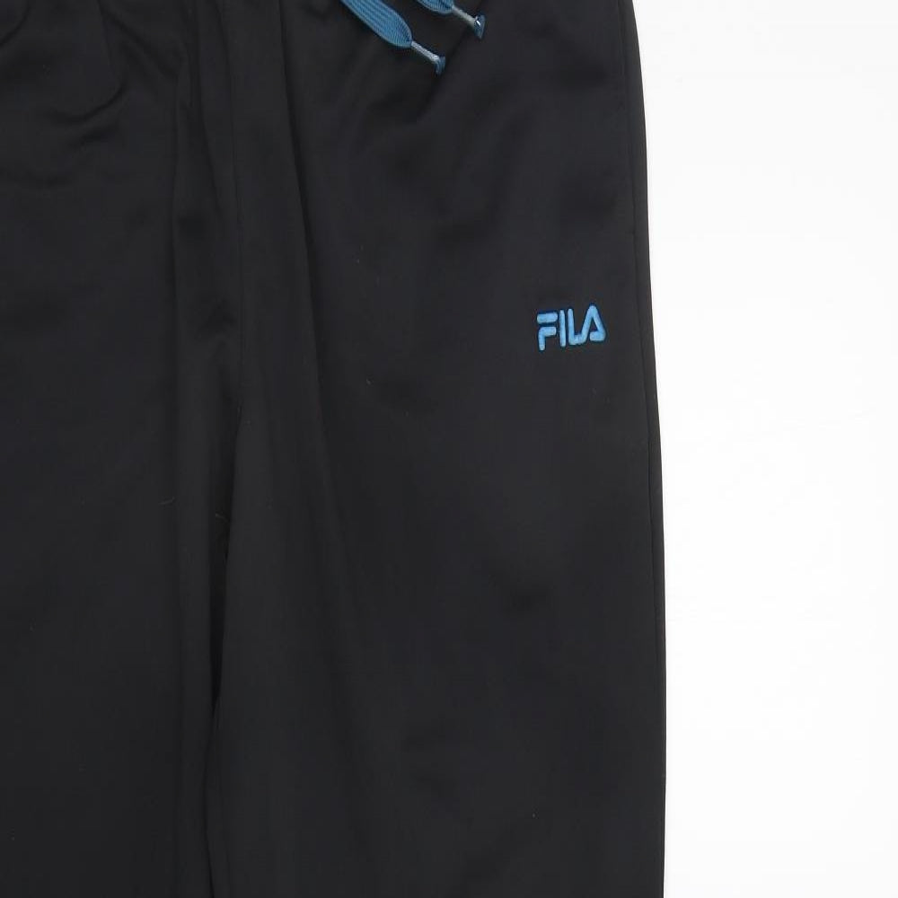 FILA Womens Black   Jogger Trousers Size L L30 in