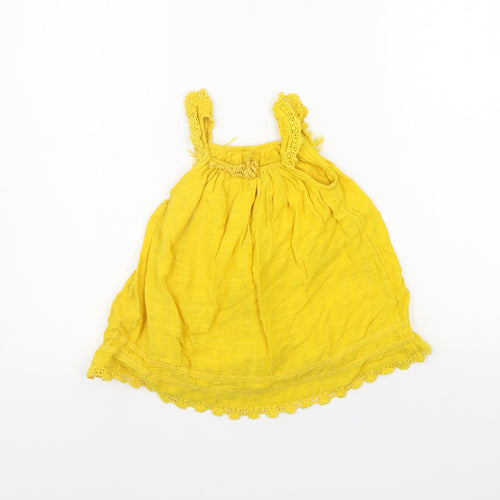 Matalan Girls Yellow   A-Line  Size 9-12 Months