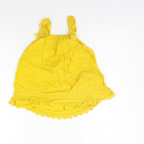 Matalan Girls Yellow   A-Line  Size 9-12 Months