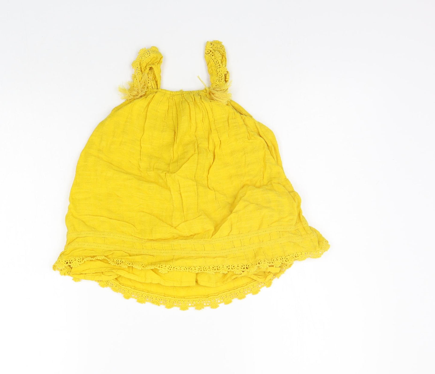 Matalan Girls Yellow   A-Line  Size 9-12 Months