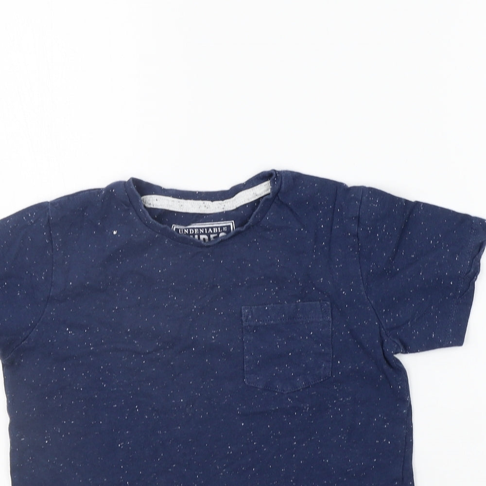 Matalan Girls Blue   Basic T-Shirt Size 6 Years