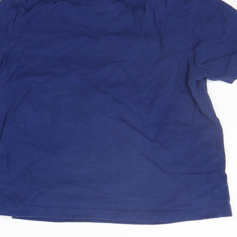 Marvel Girls Blue   Basic T-Shirt Size 3-4 Years  - SPIDERMAN