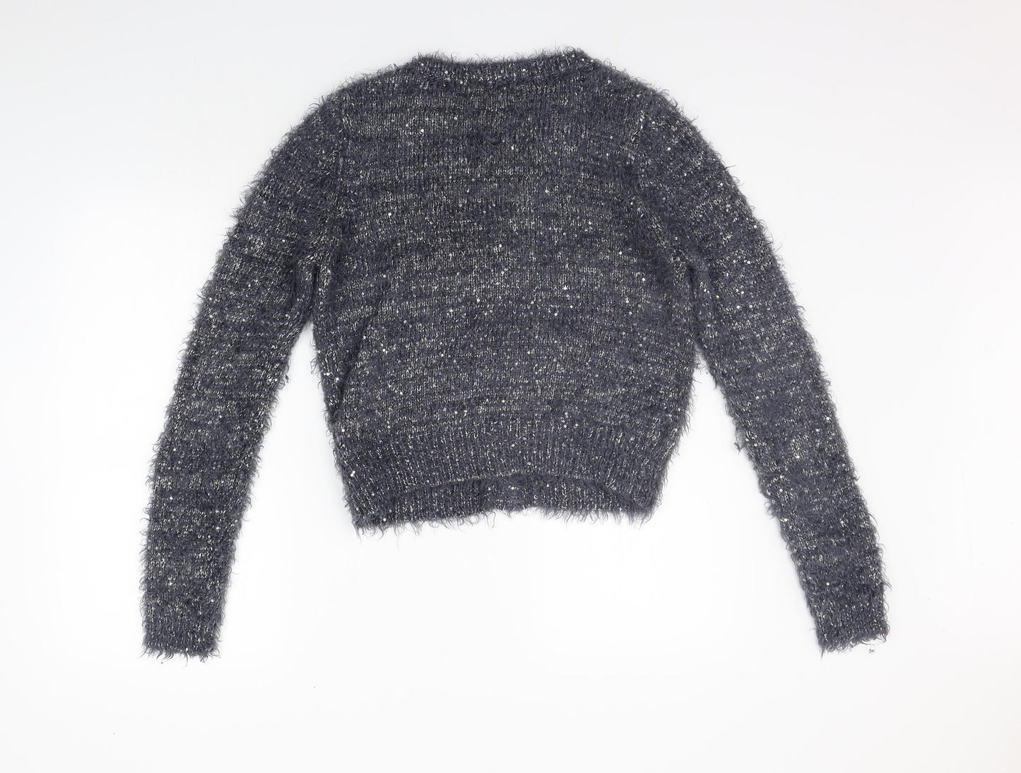 Miss Selfridge Womens Grey   Cardigan Jumper Size 10
