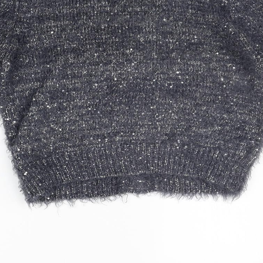 Miss Selfridge Womens Grey   Cardigan Jumper Size 10