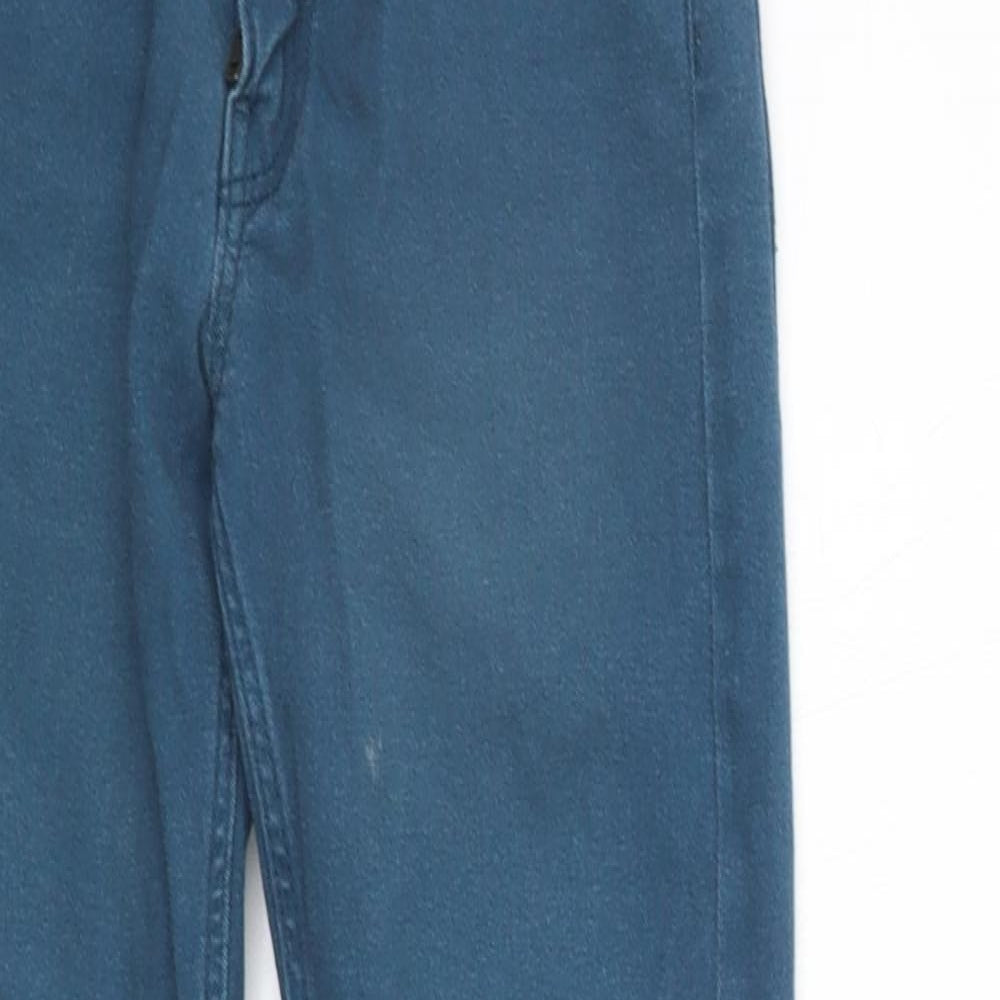 H&M Girls Blue   Chino Trousers Size 6-7 Years