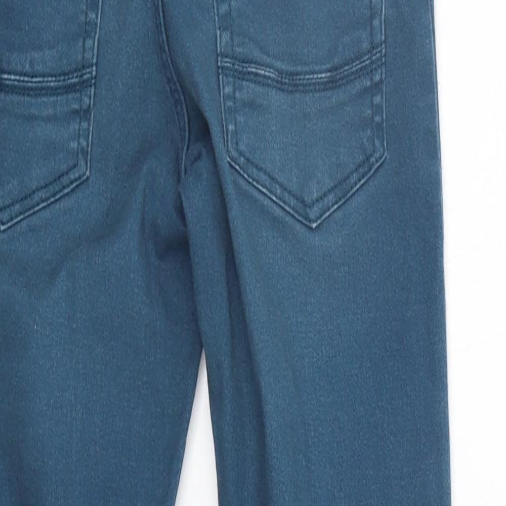 H&M Girls Blue   Chino Trousers Size 6-7 Years