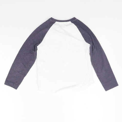 George Girls White   Basic T-Shirt Size 4-5 Years