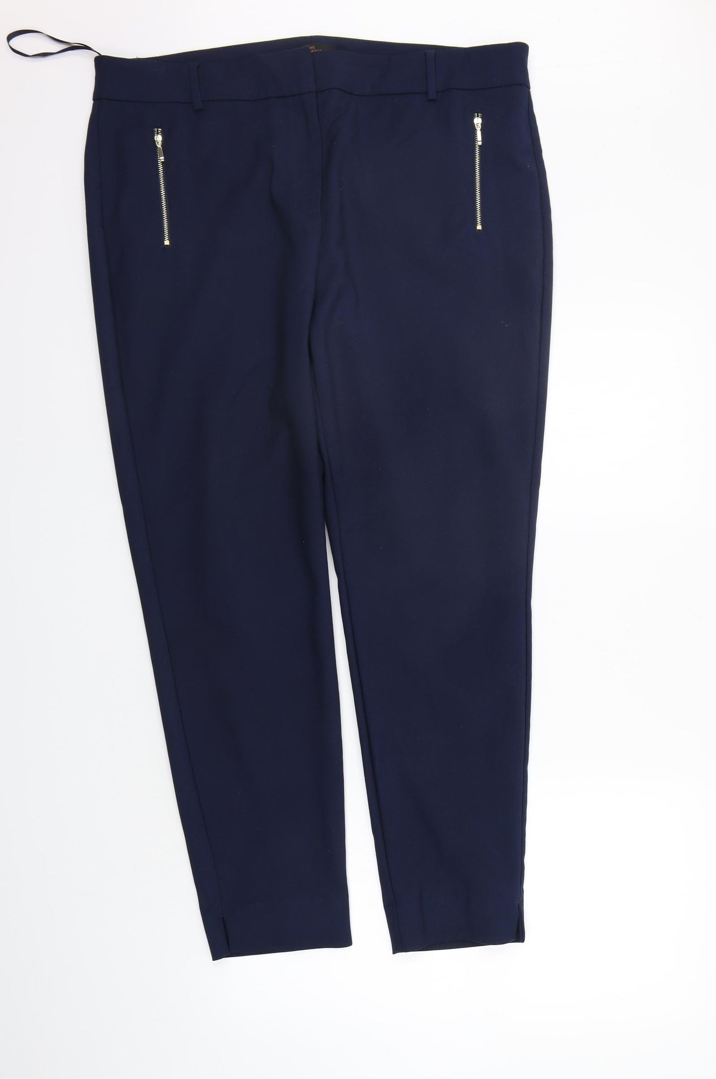 Marks and Spencer Womens Blue   Trousers  Size 18 L29 in