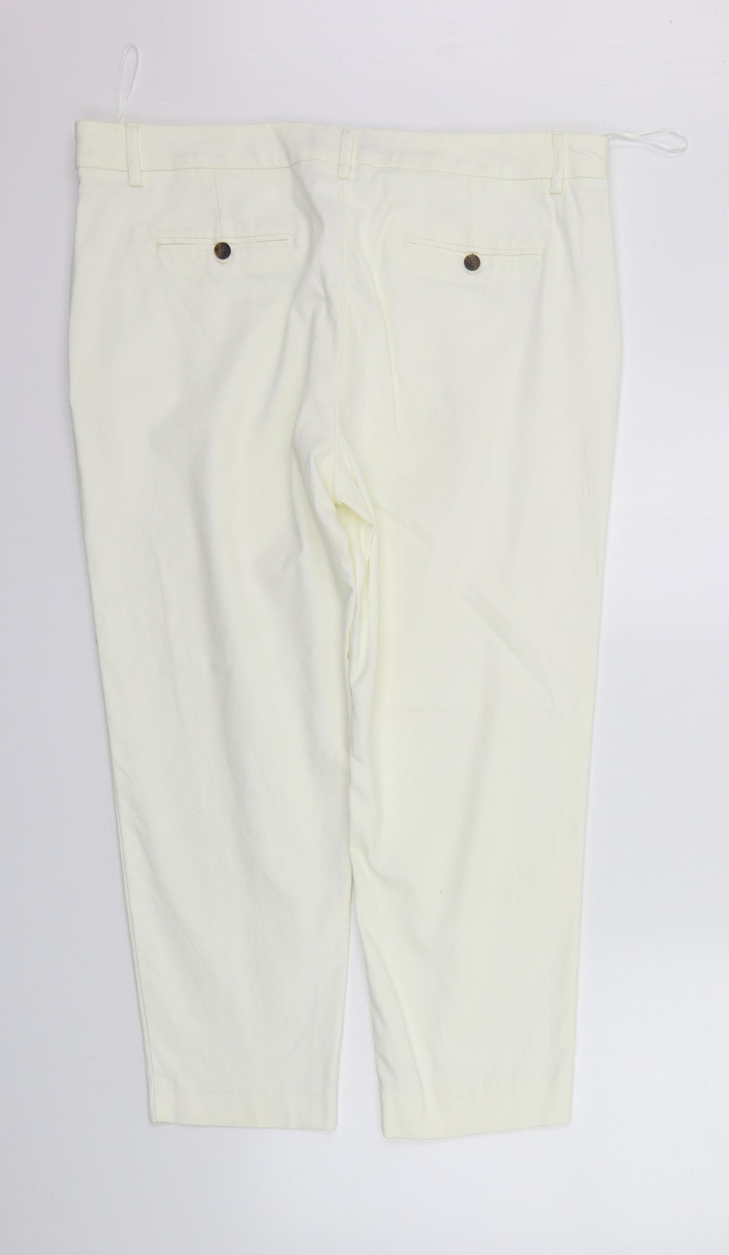NEXT Womens White   Trousers  Size 18 L24 in