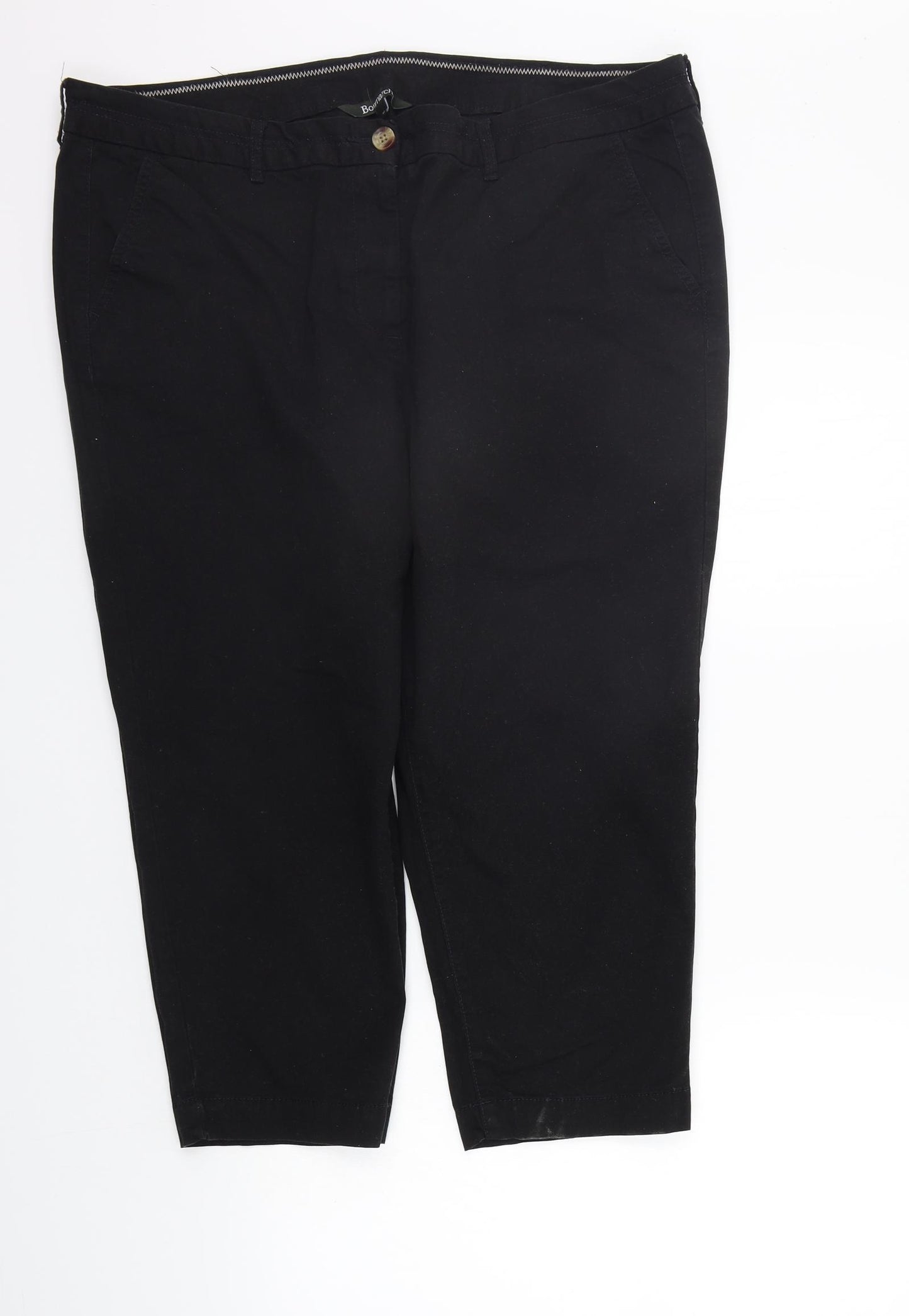 Bonmarché Womens Black   Trousers  Size 18 L22 in