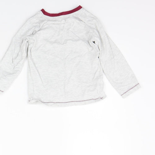 Matalan Girls White   Basic T-Shirt Size 4-5 Years
