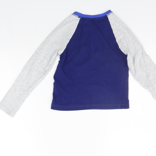 George Girls Blue   Basic T-Shirt Size 4-5 Years