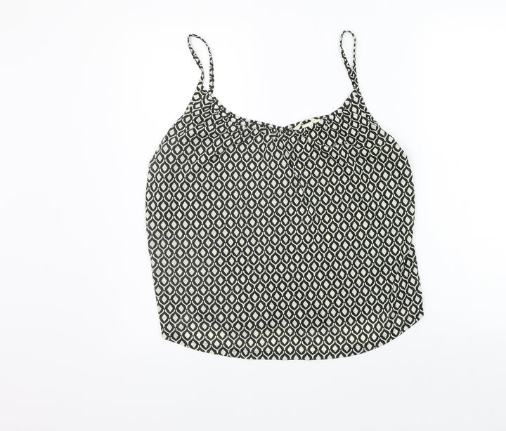 H&M Womens Beige Geometric  Basic Tank Size S