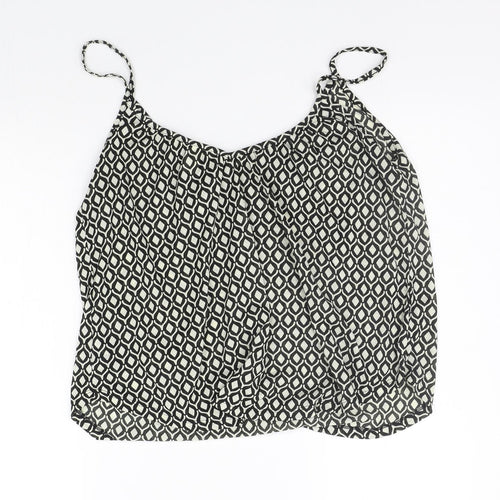 H&M Womens Beige Geometric  Basic Tank Size S